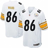 Nike Men & Women & Youth Steelers #86 Hines Ward White Team Color Game Jersey,baseball caps,new era cap wholesale,wholesale hats